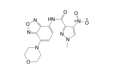 1-methyl-N-[7-(4-morpholinyl)-2,1,3-benzoxadiazol-4-yl]-4-nitro-1H-pyrazole-3-carboxamide