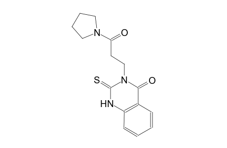4(1H)-quinazolinone, 2,3-dihydro-3-[3-oxo-3-(1-pyrrolidinyl)propyl]-2-thioxo-