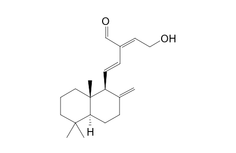 (E,E)-15-Hydroxy-Labda-8(17),11,13-trien-16-al