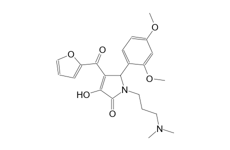 2-(2,4-dimethoxyphenyl)-1-[3-(dimethylamino)propyl]-3-(furan-2-carbonyl)-4-hydroxy-2H-pyrrol-5-one