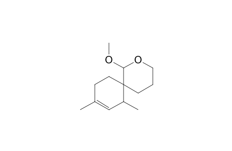 1-Methoxy-7,9-dimethyl-2-oxaspiro[5.5]undec-8-ene