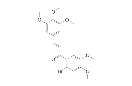 (2E)-1-(2-Bromo-4,5-dimethoxyphenyl)-3-(3,4,5-trimethoxyphenyl)prop-2-en-1-one