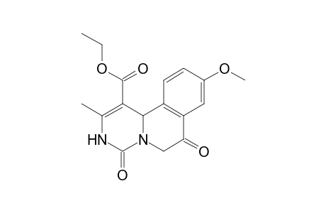 Ethyl 9-methoxy-2-methyl-4,7-dioxo-4,6,7,11b-tetrahydro-3H-pyrimido[4,3-a]isoquino line-1-carboxylate
