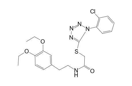 2-[1-(2-chlorophenyl)tetrazol-5-yl]sulfanyl-N-[2-(3,4-diethoxyphenyl)ethyl]acetamide
