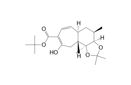 4H-Cyclohepta[e]-1,3-benzodioxole-8-carboxylic acid, 3a,5,5a,10,10a,10b-hexahydro-9-hydroxy-2,2,4,10b-tetramethyl-, 1,1-dimethylethyl ester, [3aR-(3a.alpha.,4.beta.,5a.alpha.,10a.beta.,10b.alpha.)]-