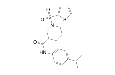 N-(4-isopropylphenyl)-1-(2-thienylsulfonyl)-3-piperidinecarboxamide