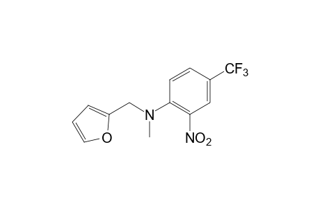 N-METHYL-N-(2-NITRO-alpha,alpha,alpha-TRIFLUORO-p-TOLYL)FURFURYLAMINE