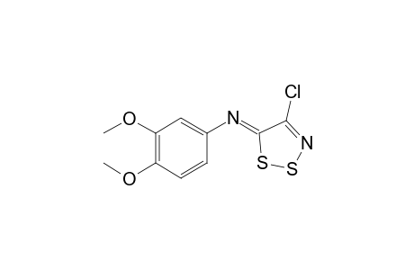 N-(4-Chloro-5H-1,2,3-dithiazol-5-ylidene)-3,4-dimethoxuyaniline