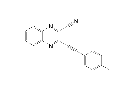 3-(p-Tolylethynyl)quinoxaline-2-carbonitrile