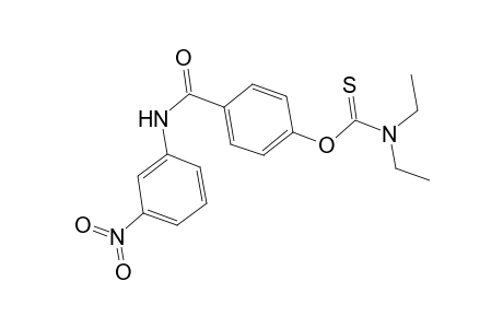 Benzamide, 4-dimethylaminothiocarbonyloxy-, N-(3-nitrophenyl)-