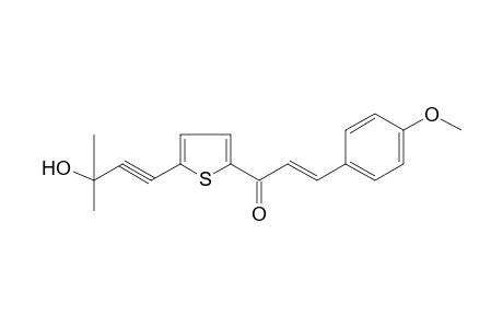 Propenone, 1-[5-(3-hydroxy-3-methyl-1-butynyl)-2-thienyl]-3-(4-methoxyphenyl)-