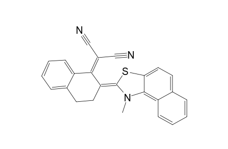 Propanedinitrile, 2-[3,4-dihydro-2-(1-methylnaphtho[1,2-d]thiazol-2(1H)-ylidene)-1(2H)-naphthalenylidene]-
