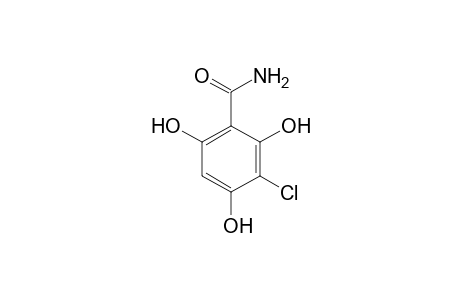 3-chloro-2,4,6-trihydroxybenzamide