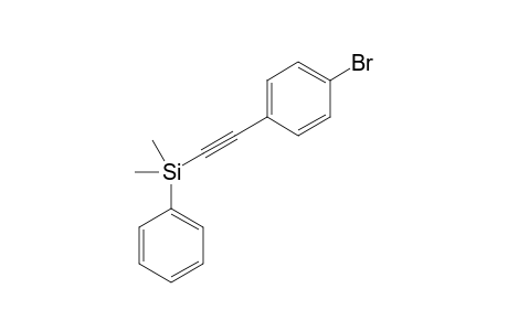 ((4-Bromophenyl)ethynyl)dimethyl(phenyl)silane