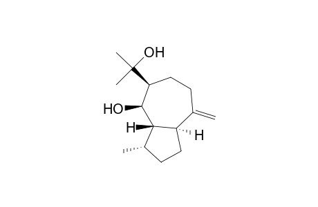 (+)-[1R-(1.beta.,2.beta.,3.beta.,7.alpha.,10.alpha.)]-3-[1'-Methyl-1'-hydroxyethyl]-6-methylidene-10-methylbicyclo[5.3.0]decan-2-ol