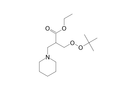 ETHYL-3-(1,1-DIMETHYLETHYLPEROXY)-2-(PIPERIDINOMETHYL)-PROPANOATE