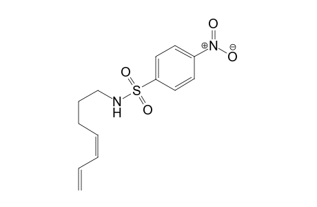 (Z)-N-(Hepta-4,6-dienyl)-4-nitrobenzenesulfonamide