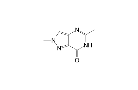2,5-dimethyl-2,6-dihydro-7H-pyrazolo[4,3-d]pyrimidin-7-one