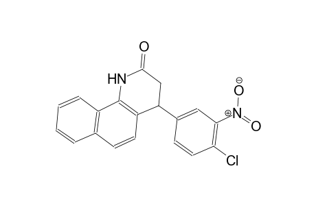benzo[h]quinolin-2(1H)-one, 4-(4-chloro-3-nitrophenyl)-3,4-dihydro-