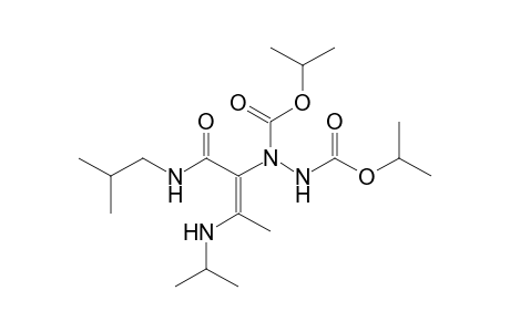 Diisopropyl 1-{(E)-2-(isopropylamino)-1-[(isobutylamino)carbonyl]-1-propenyl}-1,2-hydrazinedicarboxylate