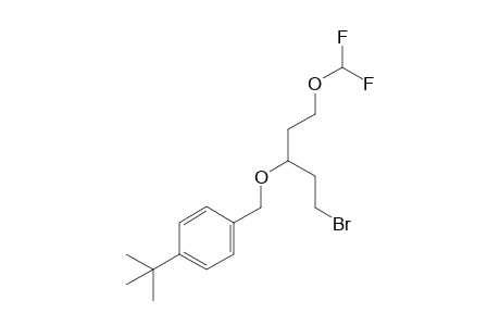 1-(((1-Bromo-5-(difluoromethoxy)pentan-3-yl)oxy)methyl)-4-(tert-butyl)benzene