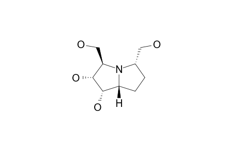 HYACINTHACINE-B2;(1S,2R,3R,5S,7AR)-1,2-DIHYDROXY-3,5-DIHYDROXY-METHYL-PYRROLIZIDINE