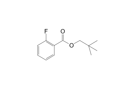 2-Fluorobenzoic acid, 2,2-dimethylpropyl ester