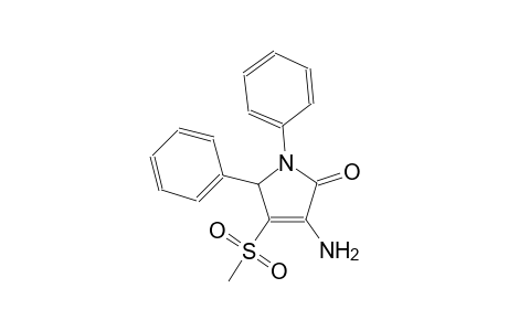 2H-pyrrol-2-one, 3-amino-1,5-dihydro-4-(methylsulfonyl)-1,5-diphenyl-