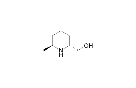 (2R,6S)-(6-Methylhexahydro-2-pyridinyl)methanol