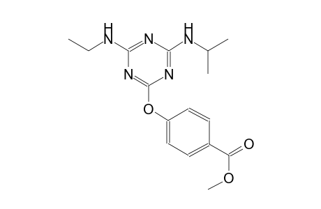 benzoic acid, 4-[[4-(ethylamino)-6-[(1-methylethyl)amino]-1,3,5-triazin-2-yl]oxy]-, methyl ester