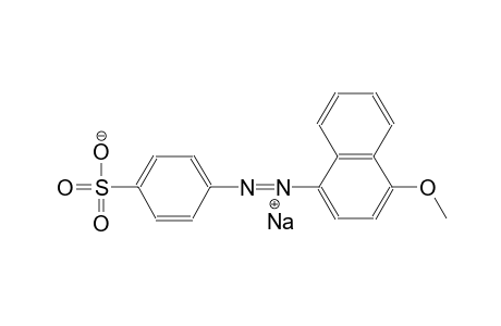 sodium 4-[(4-methoxy-1-naphthyl)diazenyl]benzenesulfonate