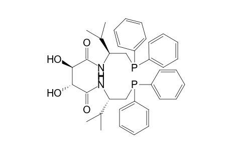 (2R,3R)-N,N'-Bis{[(1'S)-1'-(diphenylphosphinomethyl)-2'-methylpropyl]-2,3-dihydroxysuccinediamide