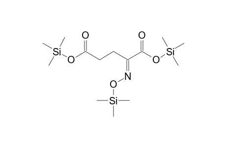 Glutaric acid <2-keto->, oxime, tri-TMS
