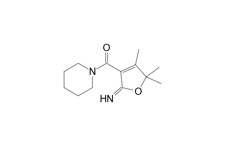 (5-methyl-2-imino-4,5-dimethyl-2,5-dihydrofuran-3-yl)(piperidin-1-yl)methanone