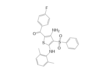 Methanone, [3-amino-5-[(2,6-dimethylphenyl)amino]-4-(phenylsulfonyl)-2-thienyl](4-fluorophenyl)-