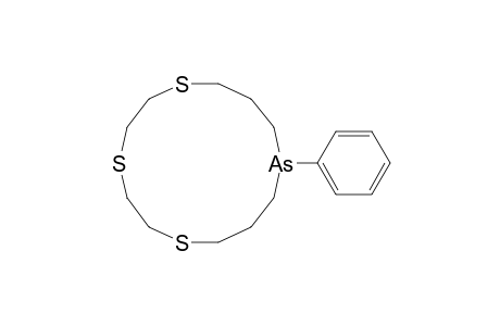 1,4,7-Trithia-11-arsacyclotetradecane, 11-phenyl-