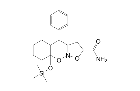 Isoxazolo[2,3-b][1,2]benzoxazine-2-carboxamide, decahydro-4-phenyl-8a-[(trimethylsilyl)oxy]-, (2.alpha.,3a.alpha.,4.alpha.,4a.beta.,8a.alpha.)-