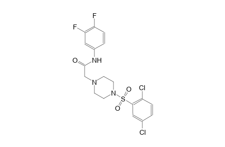 1-piperazineacetamide, 4-[(2,5-dichlorophenyl)sulfonyl]-N-(3,4-difluorophenyl)-