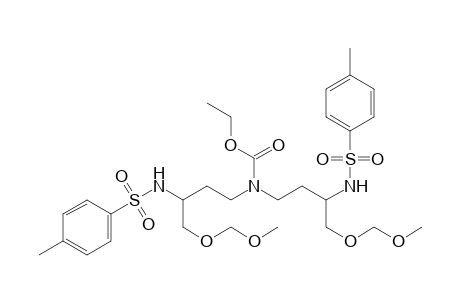 Ethyl bis{4-(methoxymethoxy)-3-[(p-toluenesufonyl)amino]butyl}carbamate
