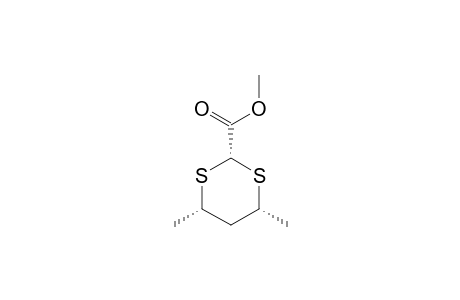 METHYL-4,6-DIMETHYL-1,3-DITHIANE-2-ALPHA-CARBOXYLATE