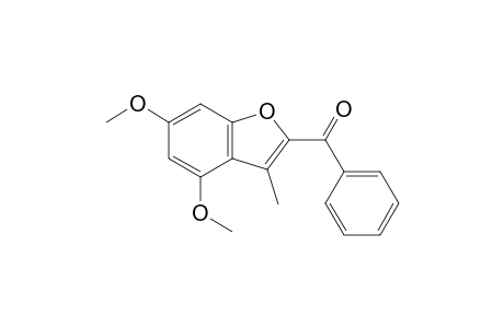 2-Benzoyl-5,7-dimethoxy-3-methylbenzofuran
