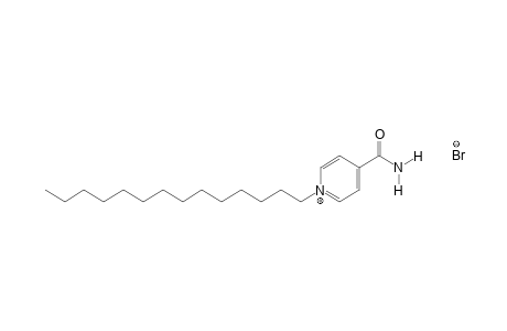 4-carbamoyl-1-tetradecylpyridinium bromide