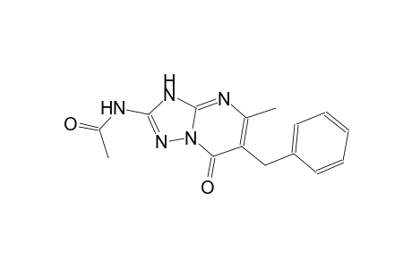 N-(6-benzyl-5-methyl-7-oxo-3,7-dihydro[1,2,4]triazolo[1,5-a]pyrimidin-2-yl)acetamide
