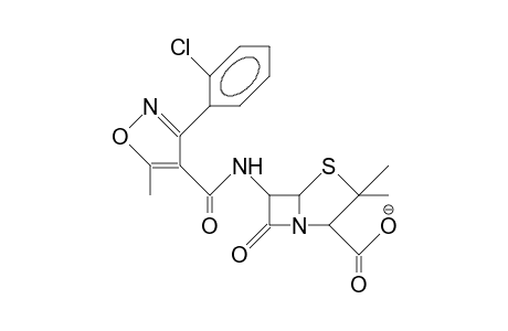 Cloxacillin anion