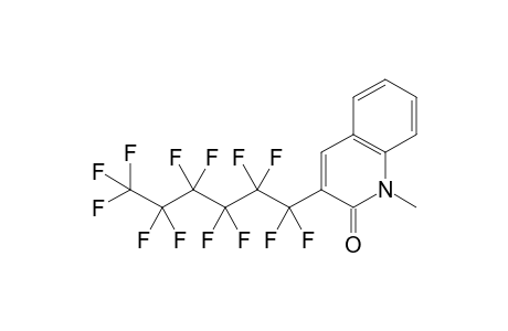1-Methyl-3-(1,1,2,2,3,3,4,4,5,5,6,6,6-tridecafluorohexyl)-2-quinolinone