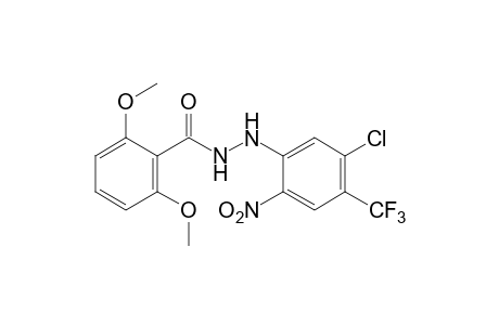 2,6-DIMETHOXYBENZOIC ACID, 2-(5-CHLORO-2-NITRO-alpha,alpha,alpha-TRIFLUORO-p-TOLYL)HYDRAZIDE