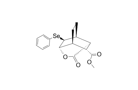 METHYL-(2SR,7RS)-2-PHENYLSELENO-4-OXATRICYCLO-[4.4.0.0(3,8)]-DECA-5-ONE-7-CARBOXYLATE
