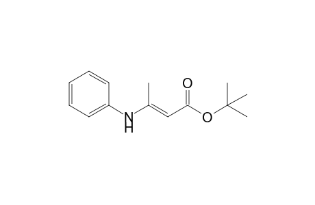 t-Butyl 3-anilino-2-butenoate
