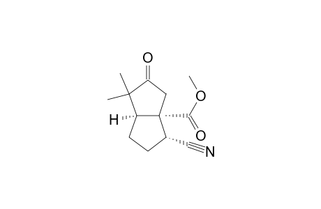 3a(1H)-Pentalenecarboxylic acid, 4-cyanohexahydro-1,1-dimethyl-2-oxo-, methyl ester, (3a.alpha.,4.alpha.,6a.alpha.)-(.+-.)-