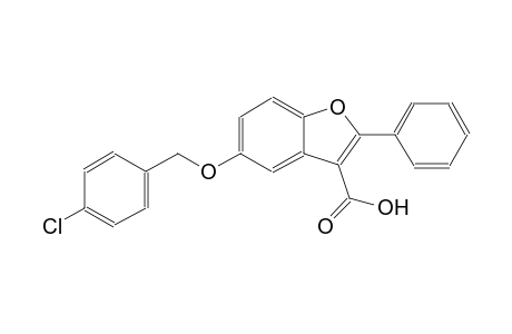 5-[(4-chlorobenzyl)oxy]-2-phenyl-1-benzofuran-3-carboxylic acid